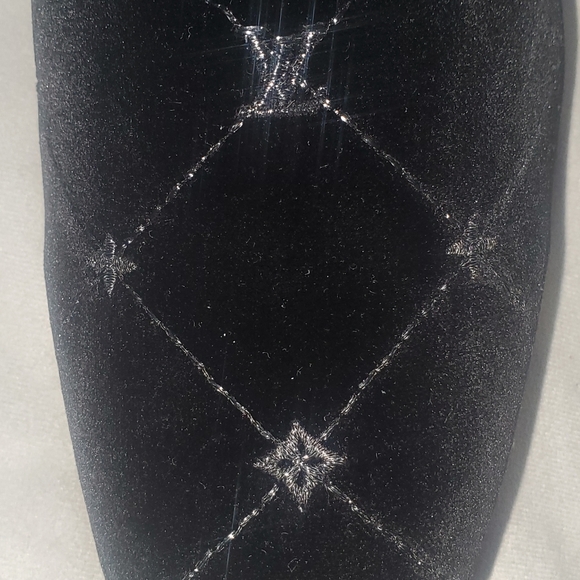 Louis Vuitton Auteuil Slipper black monogram print velvet main image 9